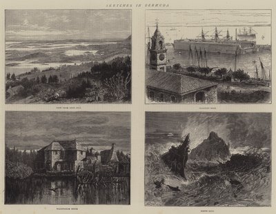 Esboços nas Bermudas de William Henry James Boot