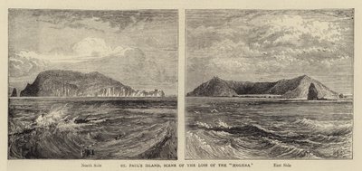 Ilha de São Paulo, Cena da Perda da Megaera de William Henry James Boot