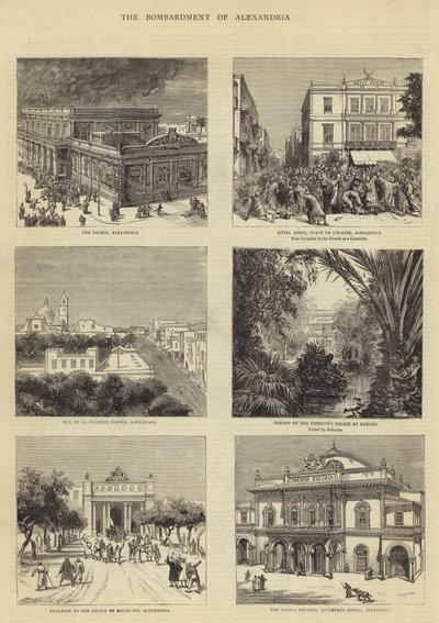 O bombardeio de Alexandria de William Henry James Boot