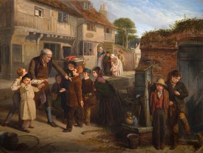 A janela quebrada, 1855 de William Henry Knight