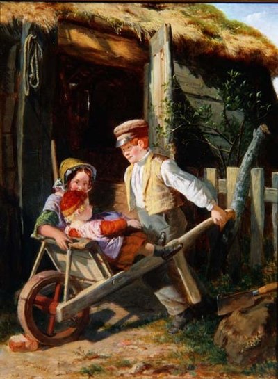 Carrinho de mão (painel) de William Henry Knight