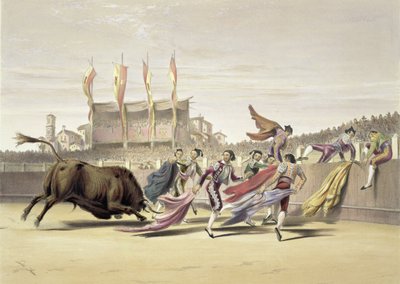 Chulos Jogando o Touro, 1865 de William Henry Lake Price