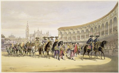 Entrada dos Toreros em procissão, 1865 de William Henry Lake Price