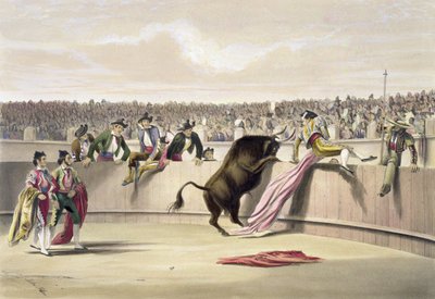 O Touro Pulando as Barreiras, 1865 de William Henry Lake Price