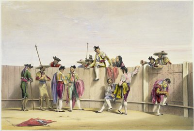 Toreros Reposing entre os Touros, 1865 de William Henry Lake Price