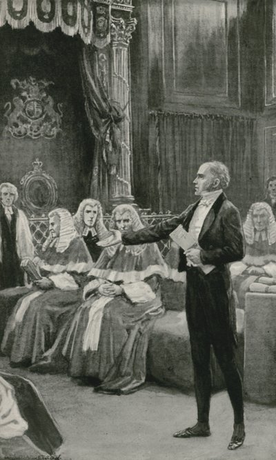 Earl Grey apela ao Banco dos Bispos para aprovar a Lei de Reforma de William Henry Margetson