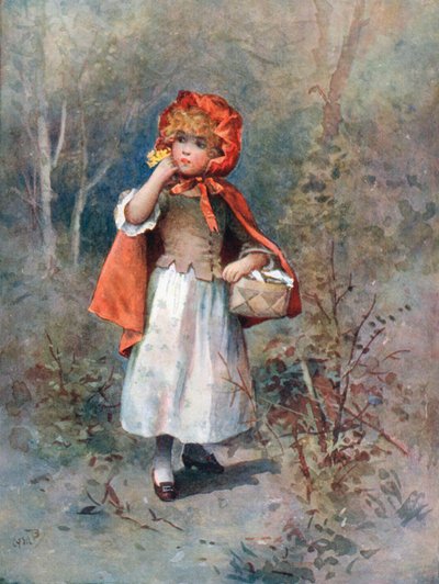 Ela ouviu uma voz rouca dizer: &39;Bom dia, garotinha&39; de William Henry Margetson