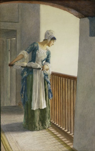 A empregada de lavanderia, c.1920 de William Henry Margetson