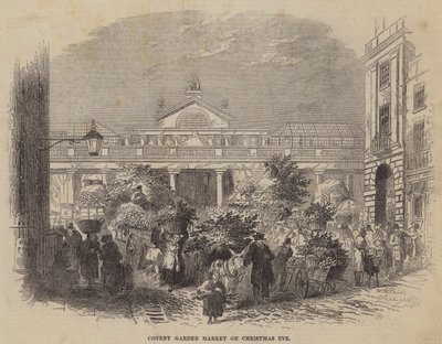 Covent Garden Market na véspera de Natal de William Henry Pike