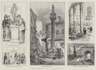 Esboços em Florença de William Henry Pike