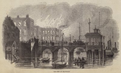 O fogo no Gravesend de William Henry Pike