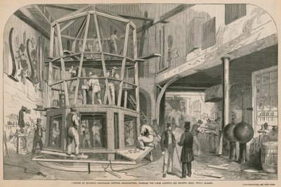 Interior do Farol da Lanterna de Wilkins Manufatory de William Henry Prior
