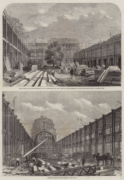 O edifício da exposição em South Kensington de William Henry Prior