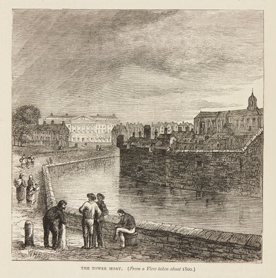 O fosso em cerca de 1800 de William Henry Prior