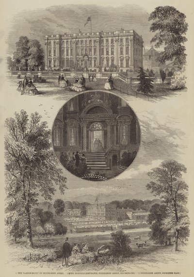 A visita das rainhas a Warwickshire de William Henry Prior
