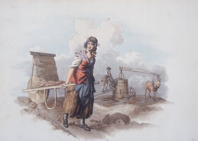 Fabricante de tijolos, 1808 de William Henry Pyne