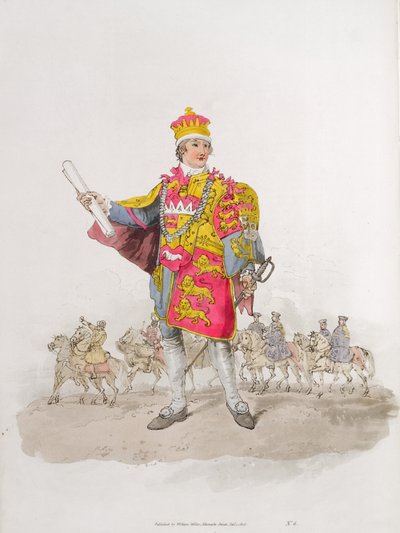 Herald, de &39;Costume of Great Britain&39;, publicado por William Miller, 1805 de William Henry Pyne