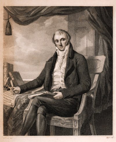 Retrato do pianista e compositor Joseph Wölfl 1773-1812, 1811. de William Henry Pyne