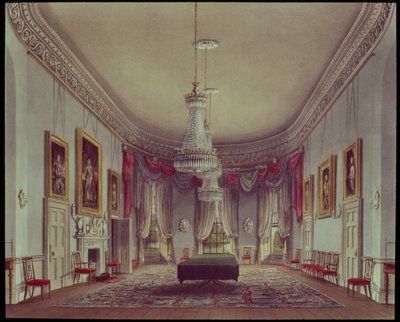 A sala de jantar, Frogmore de &39;Royal Residences&39; de Pyne, 1818 de William Henry Pyne