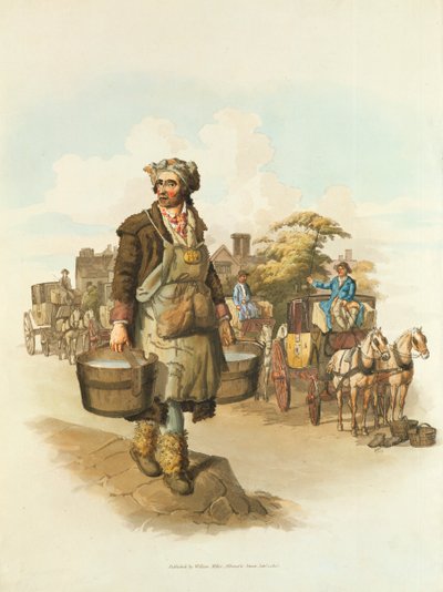 Transportador de água, 1808 de William Henry Pyne