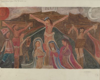 Estação da Cruz No. 12: Jesus Morre na Cruz, c. 1936. de William Herbert