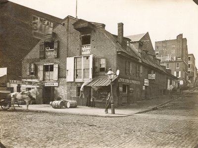 Corrida Street Wharf, Delaware Avenue na Race Street, 1867 de William Herman Rau