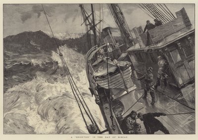 Um Snorter no Golfo da Biscaia de William Heysham Overend