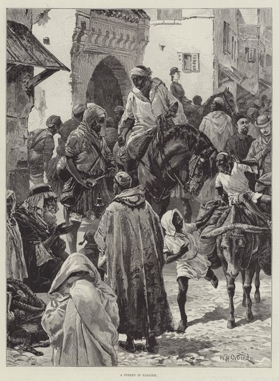 Uma rua em Tânger de William Heysham Overend