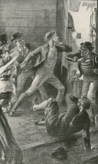 Uma vítima da gangue da imprensa faz uma forte resistência de William Heysham Overend