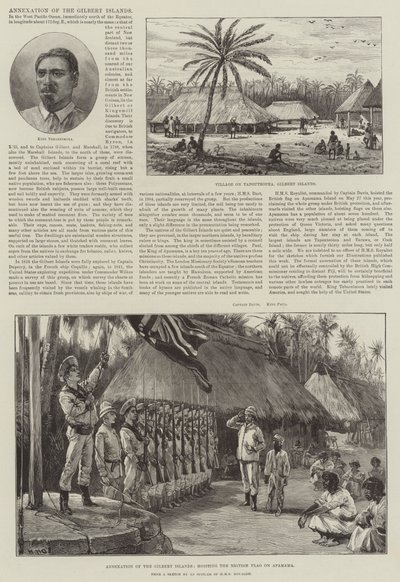 Anexação das Ilhas Gilbert de William Heysham Overend