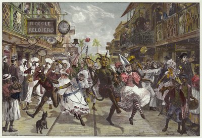 Carnaval em Porto de Espanha, Trinidad de William Heysham Overend
