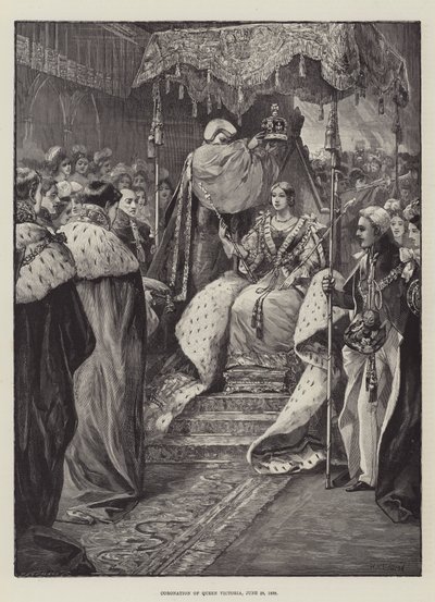 Coroação da Rainha Vitória, 28 de junho de 1838 de William Heysham Overend