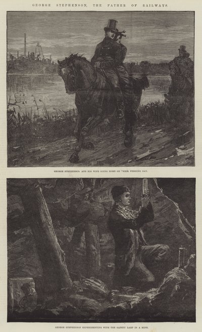 George Stephenson, o pai das ferrovias de William Heysham Overend