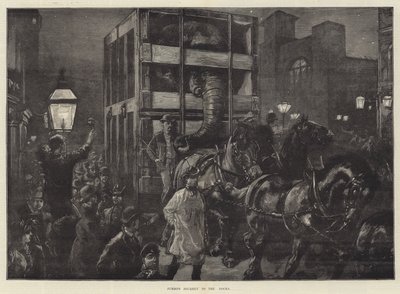 Jumbo&39;s Journey to the Docks de William Heysham Overend