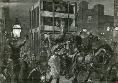 Jumbo&39;s Journey to the Docks de William Heysham Overend