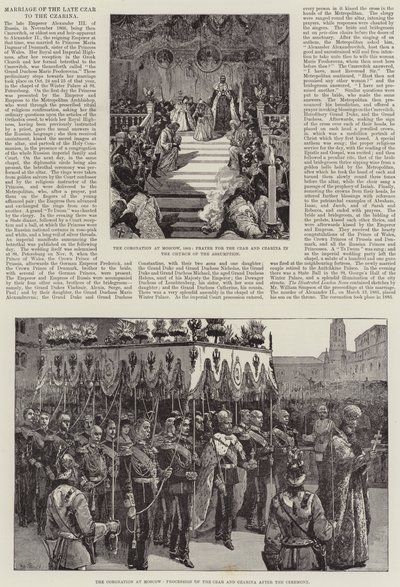 Casamento do Czar tardio para a Czarina de William Heysham Overend