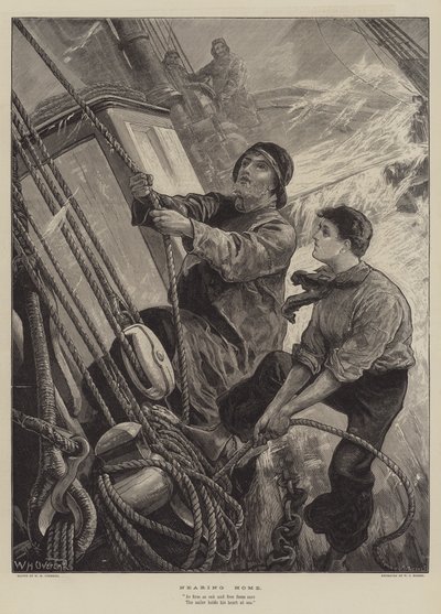 Nearing Home de William Heysham Overend