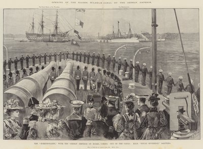 Abertura do Canal Kaiser Wilhelm pelo Imperador Alemão de William Heysham Overend