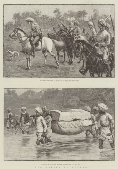 Nossas tropas em Burmah de William Heysham Overend