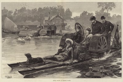 Royal Pic-Nic na Virginia Water de William Heysham Overend