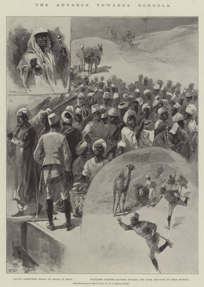 O avanço em direção a Dongola de William Heysham Overend