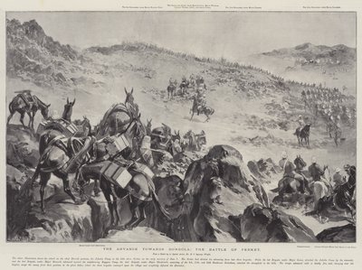 O avanço em direção a Dongola, a batalha de Ferket de William Heysham Overend
