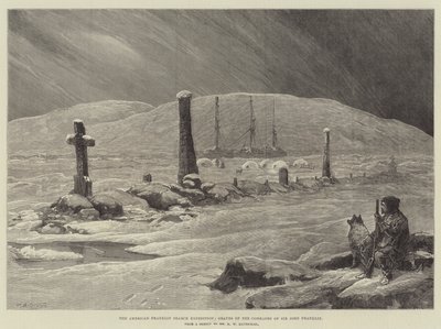 A American Franklin Search Expedition, sepulturas dos camaradas de Sir John Franklin de William Heysham Overend