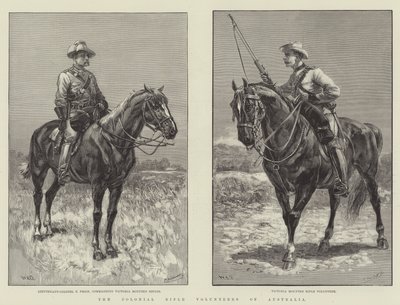 Voluntários do Rifle Colonial da Austrália de William Heysham Overend