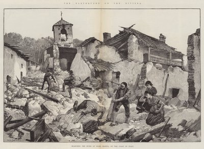 O terremoto na Riviera de William Heysham Overend