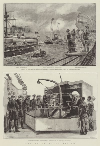 The Grand Naval Review de William Heysham Overend