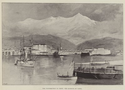 A insurreição em Creta, o porto de Canea de William Heysham Overend