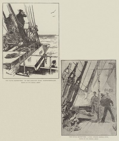 As manobras navais de William Heysham Overend