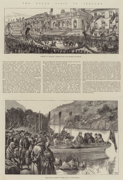 A visita real à Irlanda de William Heysham Overend