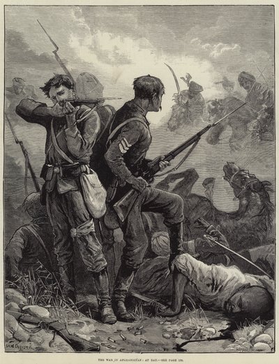 A guerra no Afeganistão, na baía de William Heysham Overend